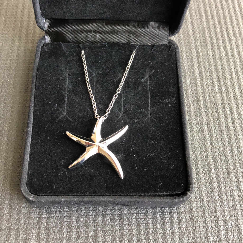 Edforce Stainless Steel Starfish Necklace
